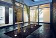Cour intérieur avec dallage en ardoise Black Rustic