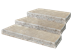 Blocs marches en pierre calcaire Java Sand avec fond vide
