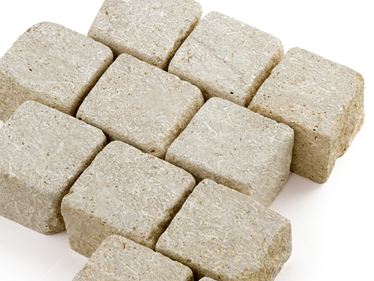 Pavés en pierre calcaire Royal Beige 10x10x8 cm