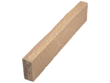 Bordure de gazon en grès Yellow Mint avec fond vide