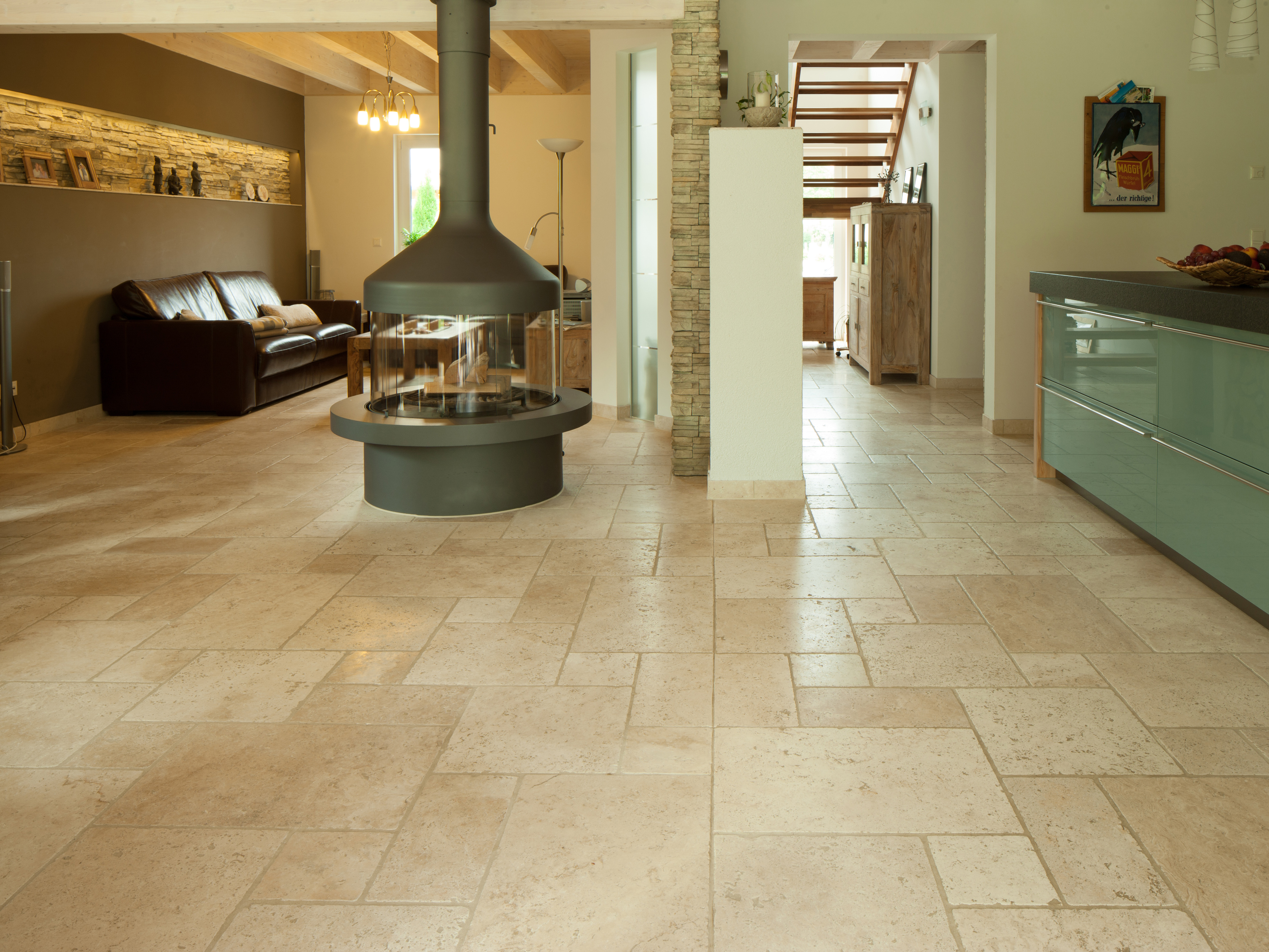 Carrelage Light En Travertin Vieilli Stonenaturelle