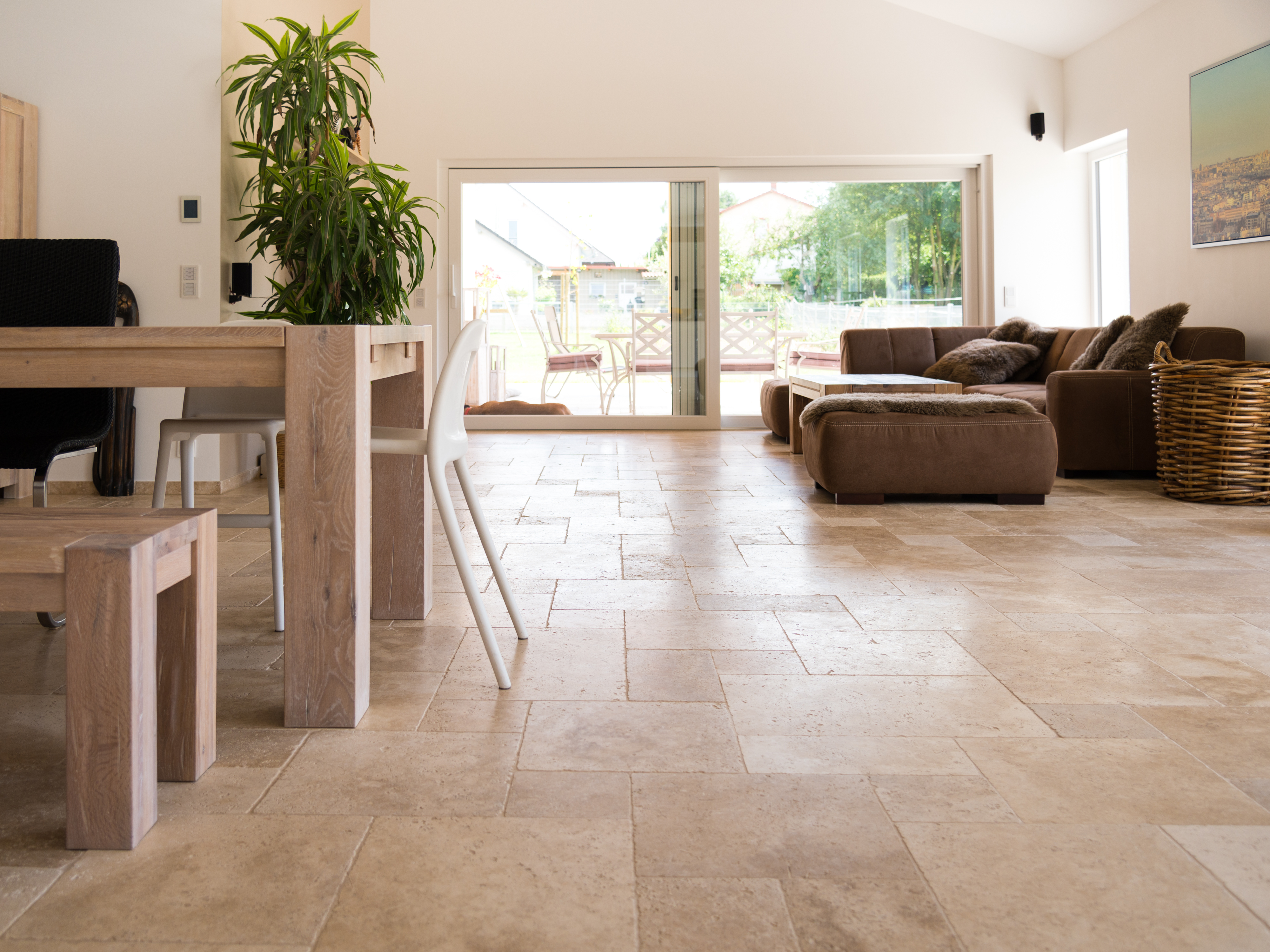 Carrelage Medium En Travertin Vieilli Stonenaturelle