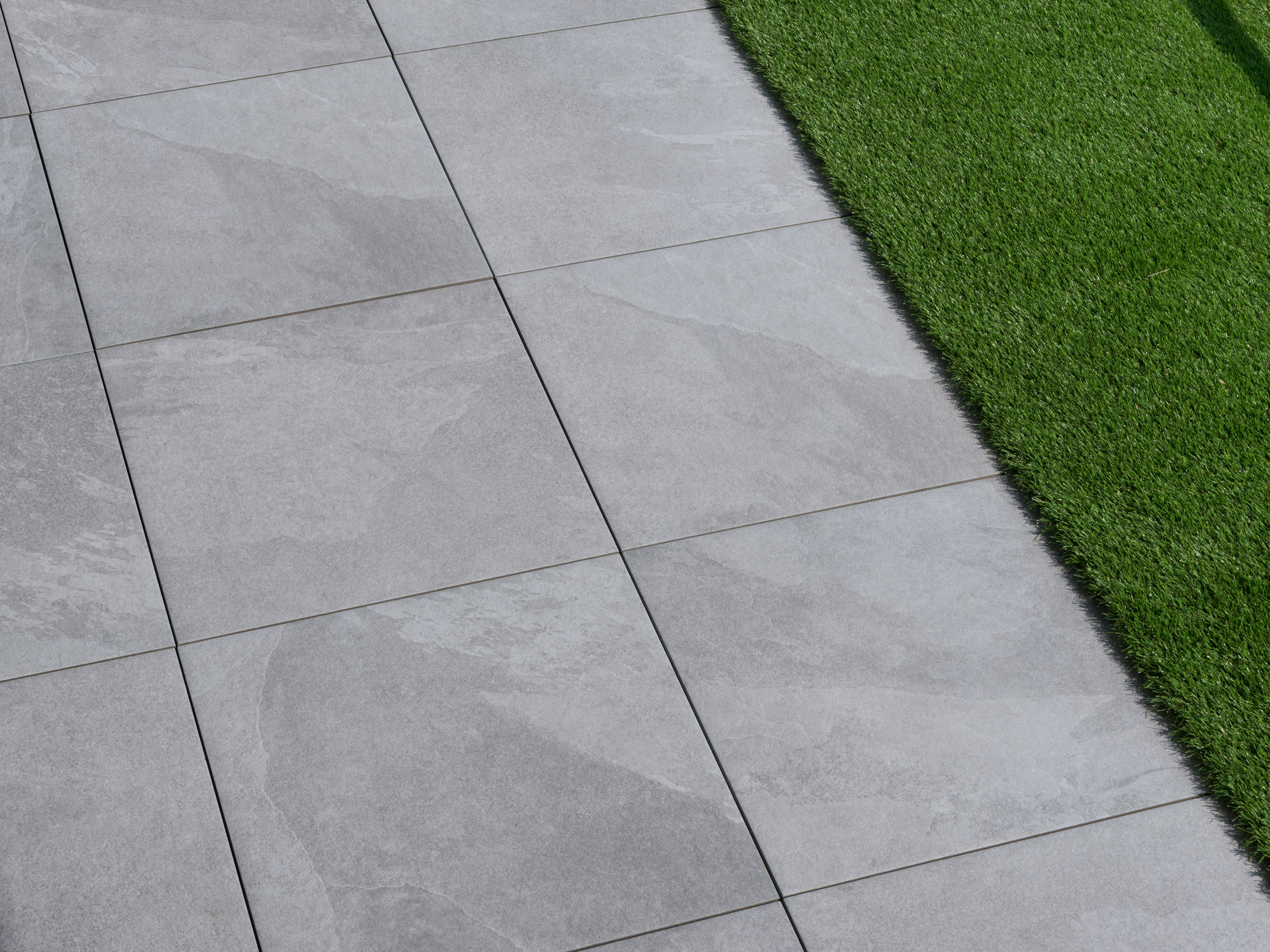 Dalle Alpine Grey Gres Cerame Effet Ardoise Stonenaturelle