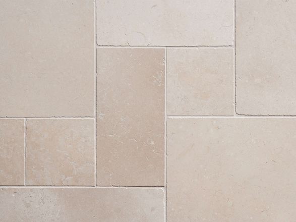 Carreaux de calcaire Cleopatra Light Vue de face
